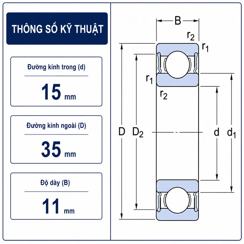 Thông số kỹ thuật 6202RS