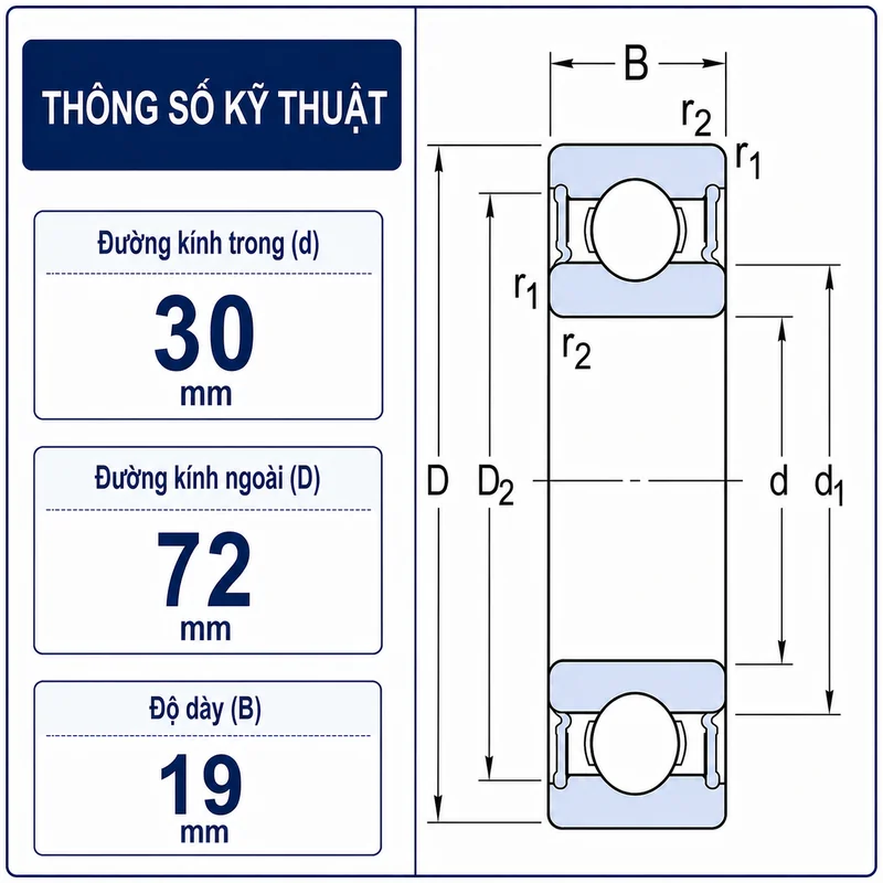 Thông số kỹ thuật 6306RS