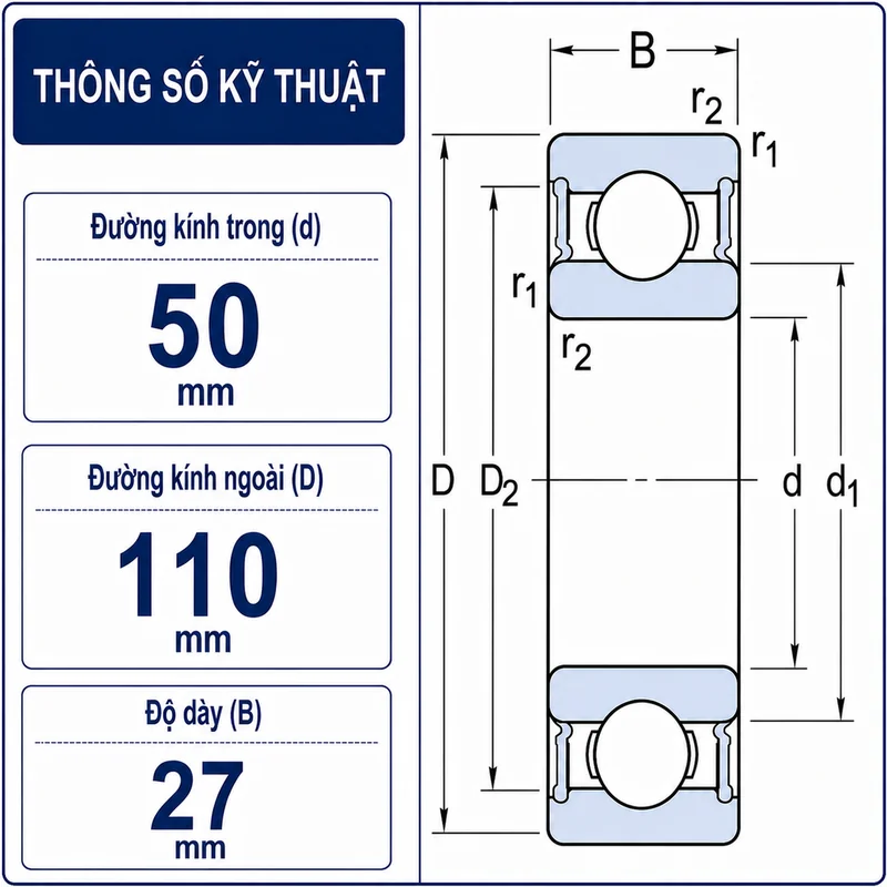 Thông số kỹ thuật 6310Z